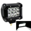 4 inch Three Rows Led Light Bar Modified Off-road Lights Roof Light Bar IP67 Waterproof 9W Condenser 6000K 5500LM LED Spotlight Light Searchlight Car LED Work Lights, DC 10-48V, Spot+36W – Waterproof Spot+36W