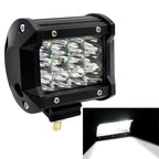 4 inch Three Rows Led Light Bar Modified Off-road Lights Roof Light Bar IP67 Waterproof 9W Condenser 6000K 5500LM LED Spotlight Light Searchlight Car LED Work Lights, DC 10-48V, Spot+36W – Waterproof Spot+36W