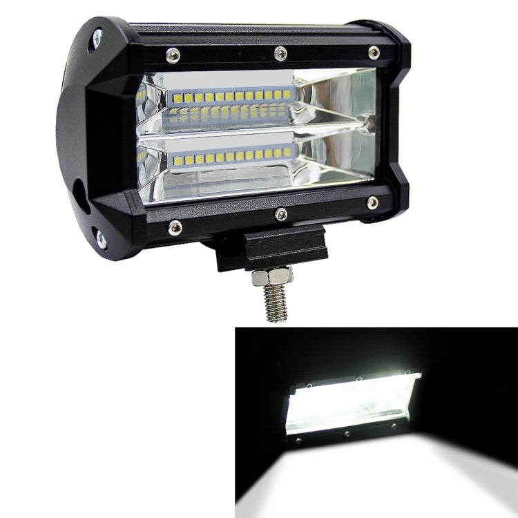5 inch 18W 24 LED Waterproof IP67 Two Bar Modified Off-road Lights Spotlight Light Car Work Lights, DC 9-48V, Spot/72W/6000K 3000LM, Yellow/18W/3000K 1080LM Spot 72W 6000K 3000LM White Light