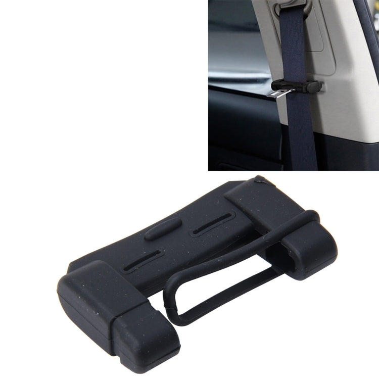 Universal Adjustable Car Seat Belt Buckle Plug Protective Cover Case Black