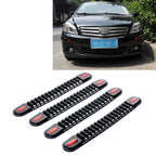 4 PCS Universal Fashion Simple Anti-collision Bar Car Body Protective Strip Car Protective Bar Black