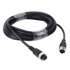 10m M12 4P Aviation Connector Video Audio Extend Cable for CCTV Camera DVR, 10m 10m