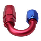 Pipe Joints 180 Degree Swivel Oil Fuel Fitting Adaptor Oil Cooler Hose Fitting Aluminum Alloy AN6 Curved Fitting Car Auto Accessories, 180 Degree AN6 – Aluminum Alloy