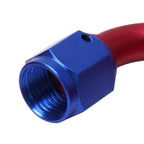 Pipe Joints 180 Degree Swivel Oil Fuel Fitting Adaptor Oil Cooler Hose Fitting Aluminum Alloy AN6 Curved Fitting Car Auto Accessories, 180 Degree AN6 – Aluminum Alloy