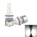 2 PCS 9007 18W 1800 LM 6000K IP68 Casnbus Constant Current Car LED Headlight with 2 COB Lamps, DC 9-36V, 9007 9007
