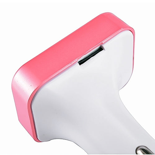 B2 Dual USB Charging Bluetooth FM Transmitter MP3 Music Player Car Kit, Support Hands-Free Call & TF Card & U Disk, B2 (Rose Gold)