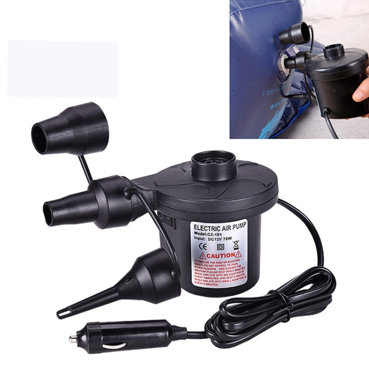 CZ-191 DC12V 40W Portable Mini Electric Air Pump Tire Inflator Car Tire Pump Inflatable Pump, CZ-191 CZ-191
