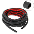 Big D-shaped Car Noise Reduction Sealing Strip with Sticker, Length: 5m, Length: 5m Big D-shaped Length: 5m Big D-shaped