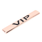 Auto VIP Sticker VIP Label Car Stickers 3D Metal Fashion VIP Logo Car Stickers,Size:9.5*1.5cm