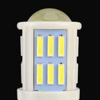 2 PCS 1156 / BA15S 4.5W DC 12V 6000K 290LM Car Auto Ceramics Turn Lights / Reversing Light 27LEDs SMD-7020 Lamps, with Projector Lens, 1156 / BA15S