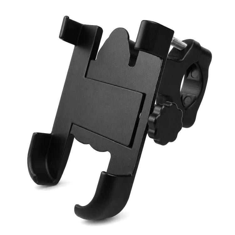 Motorcycle Handlebar Aluminum Alloy Phone Bracket, Suitable for 60-100mm Device, Handlebar Bracket for 60-100mm Handlebar Bracket for 60-100mm Black