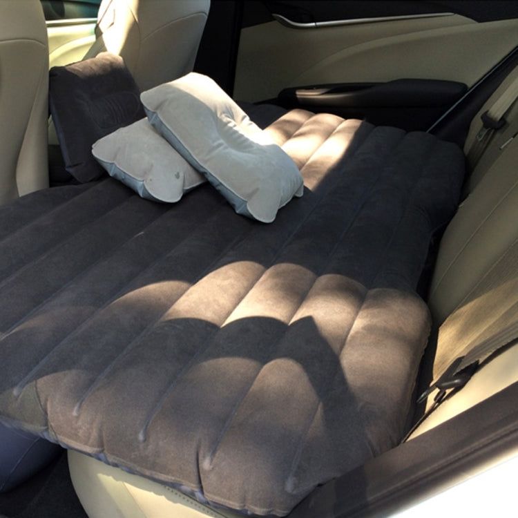 Car Travel Inflatable Mattress Air Bed Camping Universal SUV Back Seat Couch With Protection Air Cushion Black