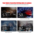 M7 3.5 inch Universal Car OBD2 + GPS HUD Vehicle-mounted Head Up Display Fuel Consumption, M7
