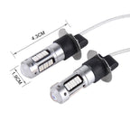 2 PCS H3 10W 30 SMD-4014 LEDs Car Fog Light, DC 12V, H3 (Blue Light), H3 (Orange Light), H3 (White Light)