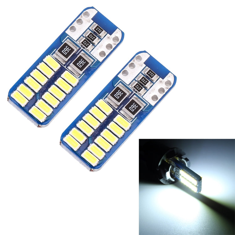 2 PCS T10 / W5W / 168 / 194 DC12V 1.4W 6000K 90LM 12LEDs SMD-3014 Car Reading Lamp Clearance Light, with Decoder, T10 / W5W / 168 / 194(90LM) T10 W5W 168 194(90LM)