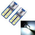 2 PCS T10 / W5W / 168 / 194 DC12V 1.4W 6000K 90LM 12LEDs SMD-3014 Car Reading Lamp Clearance Light, with Decoder, T10 / W5W / 168 / 194(90LM) T10 W5W 168 194(90LM)