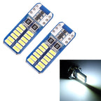 2 PCS T10 / W5W / 168 / 194 DC12V 1.4W 6000K 90LM 12LEDs SMD-3014 Car Reading Lamp Clearance Light, with Decoder, T10 / W5W / 168 / 194(90LM) T10 W5W 168 194(90LM)