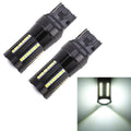 2 PCS T20 / 7440 DC9-16V / 8.2W / 6000K / 655LM Car Auto Reversing Lights / Turn Light 66LEDs SMD-2016 Lamps, 7440 7440