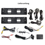 PZ600L-2 Europe Car License Plate Frame Front Rear View Camera, PZ600L-2