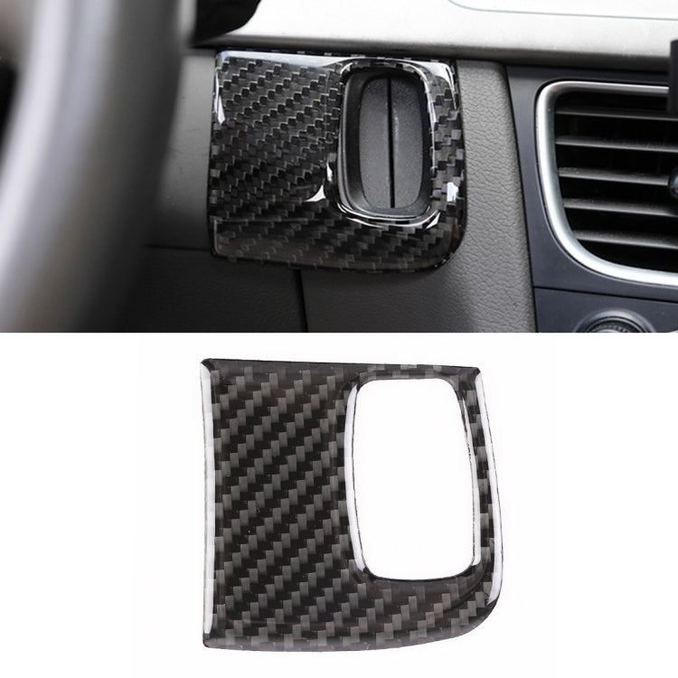 Car Carbon Fiber Key Panel Decorative Sticker for Audi A4L / A5 / Q5 2009-2016, Key Panel Key Panel