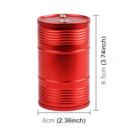 Universal Portable Car Metal Trash Rubbish Bin Ashtray, Universal Red