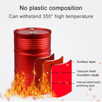 Universal Portable Car Metal Trash Rubbish Bin Ashtray, Universal Red