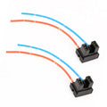 2 PCS Car H7 Elbow Bulb Holder Base Female Socket with Wire, H7 H7