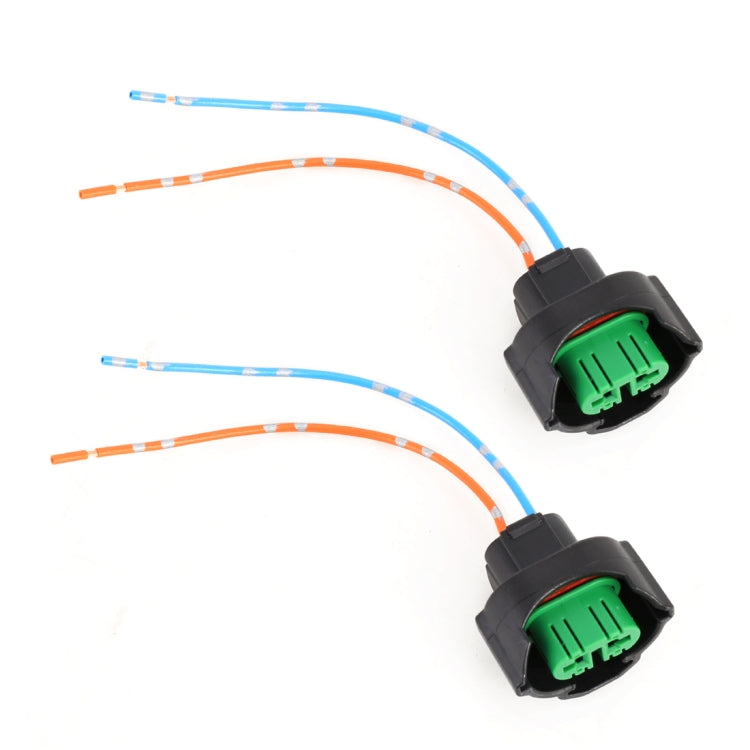 2 PCS Car H8 / H11 Bulb Holder Base Female Socket with Wire, H8 / H11 H8 H11