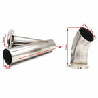 CNSPEED Stainless Steel Car Remote Control Electric Exhaust Valve Pipe Set, Size: 2.25 inch, Size: 2.25 inch