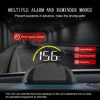 C700 2.6 inch Universal Car OBD2 HUD Vehicle-mounted Head Up Display, C700 – Durable Build, Easy to Use