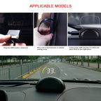 C700 2.6 inch Universal Car OBD2 HUD Vehicle-mounted Head Up Display, C700 – Durable Build, Easy to Use