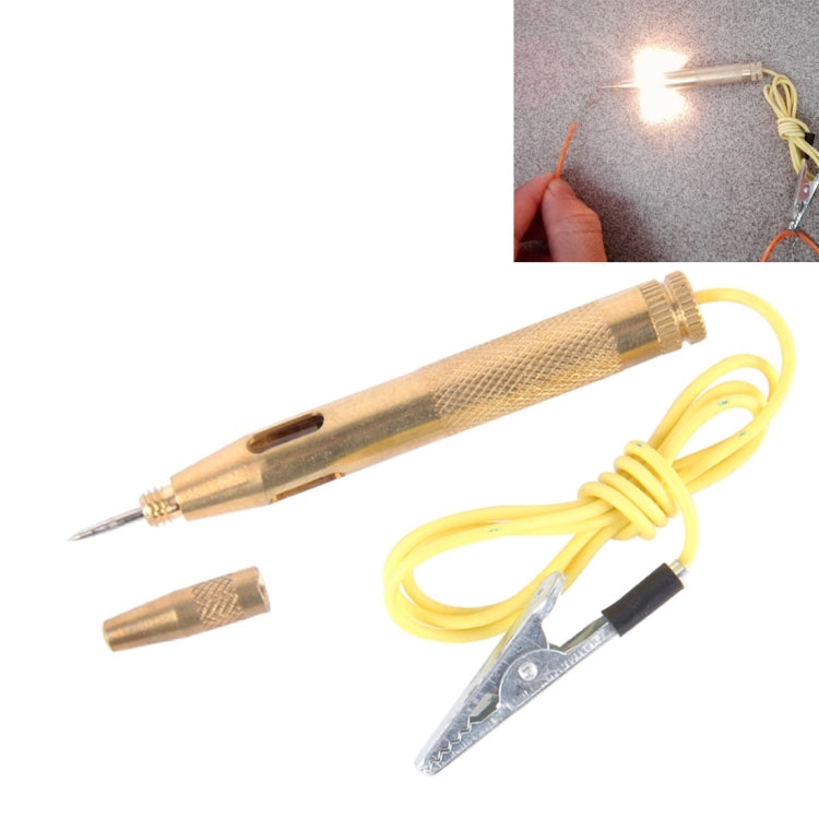 CNJB-85016 Pure Copper Circuit Tester and Electrical Voltage Detector Pen Set With Crocodile Clip 6-24V, Wire Length: 60cm, Pure Copper Circuit Tester Pure Copper Circuit Tester