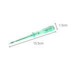 CNJB-85486 Circuit Tester and Electrical Voltage Detector Pen Set With Crocodile Clip And Replaceable Lamp 6-24V, Wire Length: 80cm, Circuit Tester