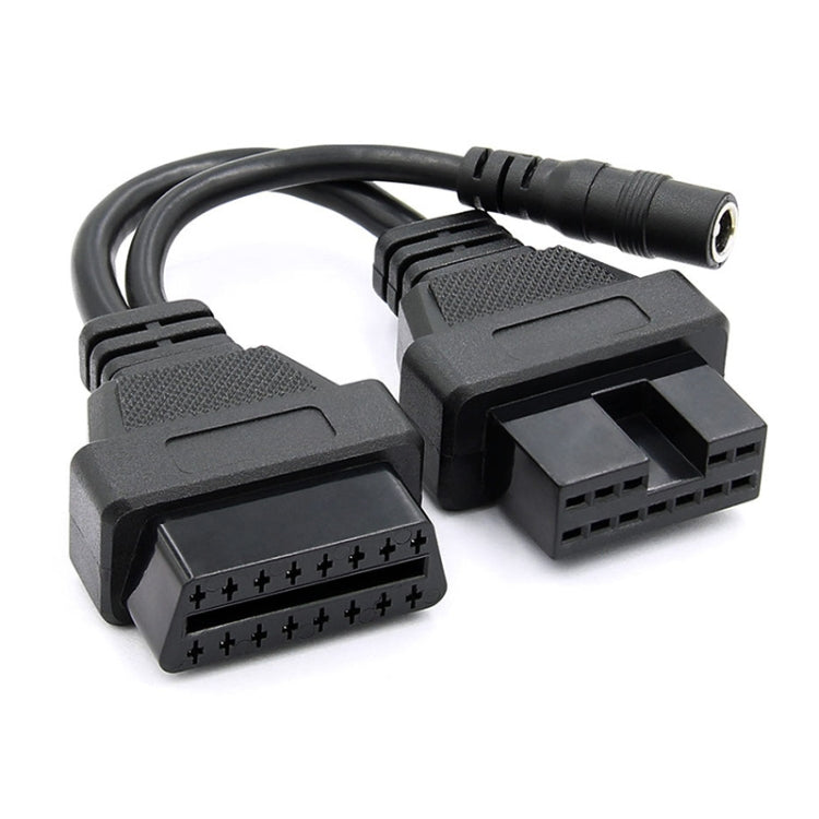 12 Pin to 16 Pin OBDII Diagnostic Cable for Mitsubishi, For Mitsubishi For Mitsubishi