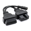 12 Pin to 16 Pin OBDII Diagnostic Cable for Mitsubishi, For Mitsubishi For Mitsubishi