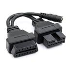 12 Pin to 16 Pin OBDII Diagnostic Cable for Mitsubishi, For Mitsubishi For Mitsubishi