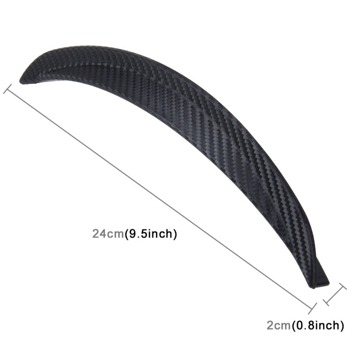 2 PCS Car Auto Rubber Fender Guard Protection Strip Scratch Protector Sticker, Size: 24*2cm, Size: 24*2cm – Durable Build, Easy to Use
