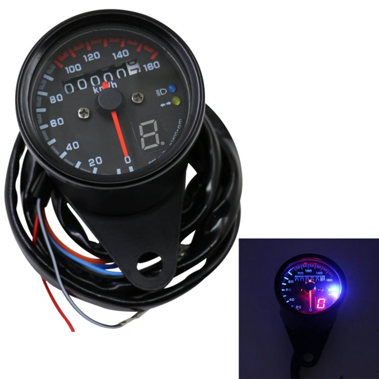 3 in 1 Universal Waterproof Motorcycle LED Backlight Odometer Speedometer Gearmeter, DC 12V, 3 in 1 3 in 1