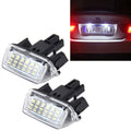 2 PCS License Plate Light with 18 SMD-3528 Lamps for Toyota,2W 120LM,6000K, DC12V(White Light), For Toyota1 For Toyota1