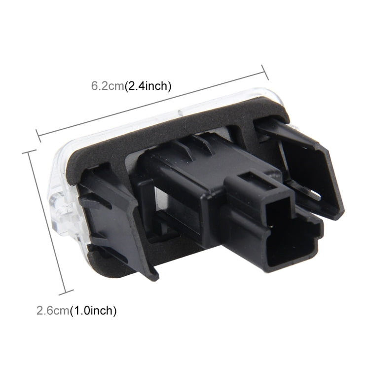 2 PCS License Plate Light with 18 SMD-3528 Lamps for Toyota,2W 120LM,6000K, DC12V(White Light), For Toyota1