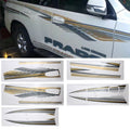 5 PCS SUV Body Decorative Strip Brand Car Streamline Shining Sticker for Toyota Prado 2010 Version, For 2010 Version Prado For 2010 Version Prado