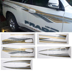 5 PCS SUV Body Decorative Strip Brand Car Streamline Shining Sticker for Toyota Prado 2010 Version, For 2010 Version Prado For 2010 Version Prado
