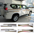 4 PCS SUV Body Decorative Strip Brand Car Streamline Shining Sticker for Toyota Prado 2016 Version, For 2016 Version Prado For 2016 Version Prado