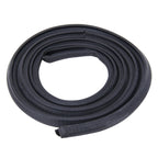 80cm B Shape Car Decorative Strip Rubber Chrome Decoration Strip Door Seal Window Seal, 80cm B Shape