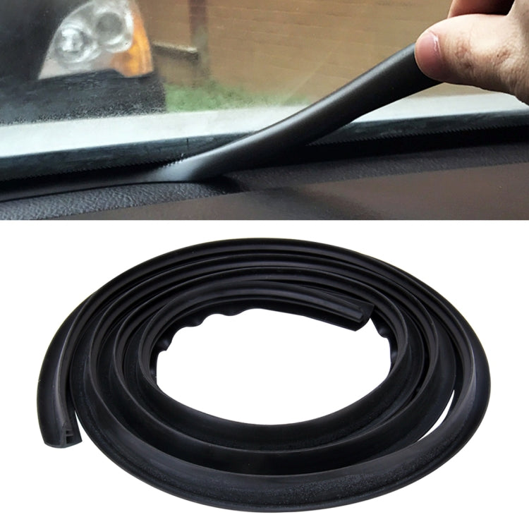 1.5m Car Instrument Desk Decorative Strip Rubber Chrome Decoration Strip Seal, 1.5m 1.5m