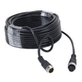 15m M12 4P Aviation Connector Video Audio Extend Cable for CCTV Camera DVR, 15m 15m