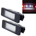 2 PCS License Plate Light with 24 SMD-3528 Lamps for Peugeot Citroen (White Light), For Peugeot Citroen For Peugeot Citroen