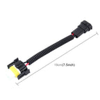 2 PCS H11 Car HID Xenon Headlight Male to Female Conversion Cable with Ceramic Adapter Socket, H11