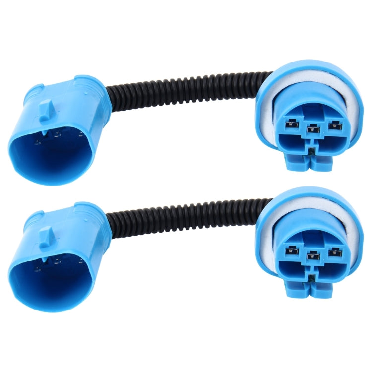 2 PCS 9004/9007 Car HID Xenon Headlight Male to Female Conversion Cable, H13 H13