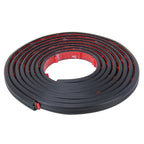 4m B Shape Car Decorative Strip Rubber Chrome Decoration Strip Door Seal Window Seal, 4m B Shape